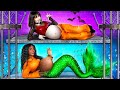 Pregnant Vampire VS Pregnant Mermaid in Jail! Crazy Pregnancy Hacks in Prison!