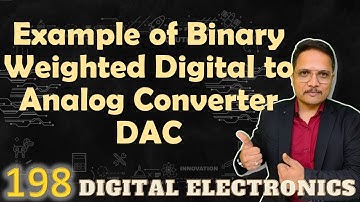 Binary Weighted DAC Example Explained: Digital Electronics