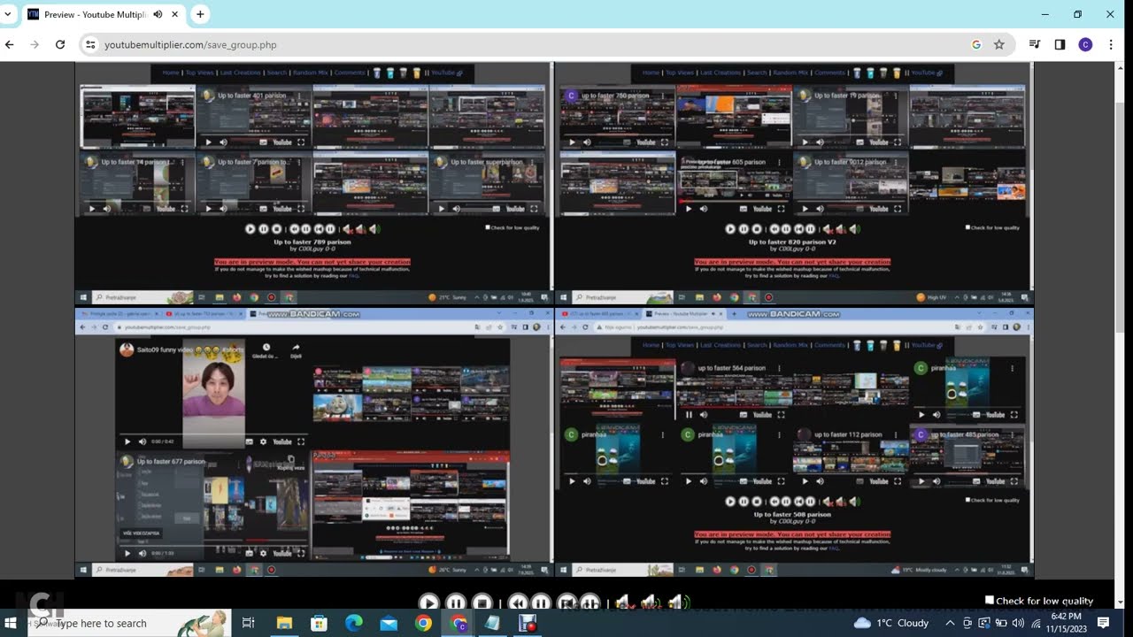 up to faster quadparison 1