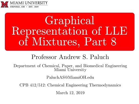 Chapter 8: Phase Behavior of Mixtures, Part 8