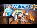 $100 Walmart Survival Fishing Challenge On An ISLAND (24 Hours!)