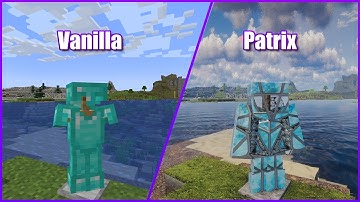 Minecraft: Vanilla vs Patrix Resource Pack | All Resolutions | 32x - 256x