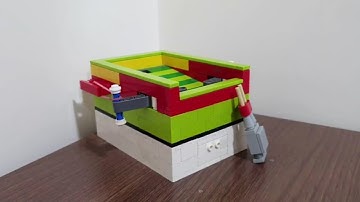 How To Make A Lego Pinball Machine 2 With Ball Return Mechanism + Tutorial | Pinball Machines