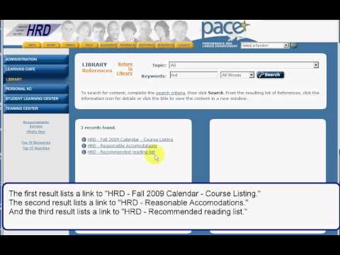 How to View Course Listings in PACE (Demo)