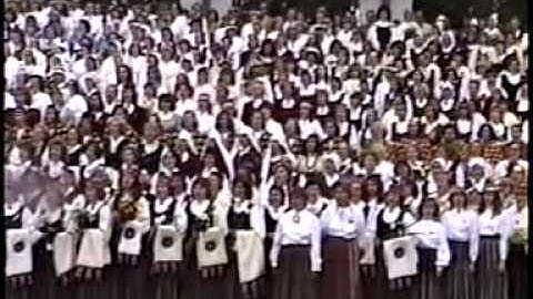 Latvian Song Festival, 1990, First Concert