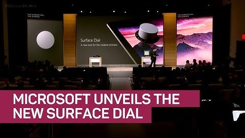 Microsoft Unveils the Surface Dial (CNET News)