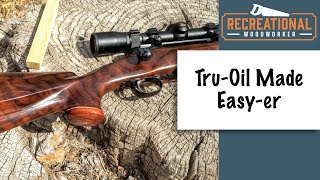 Finishing a Gun stock with Tru Oil  Complete How To (The Recreational Woodworker)