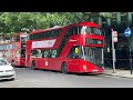 Rare journey on 205  stagecoach london  new routemaster  lt256