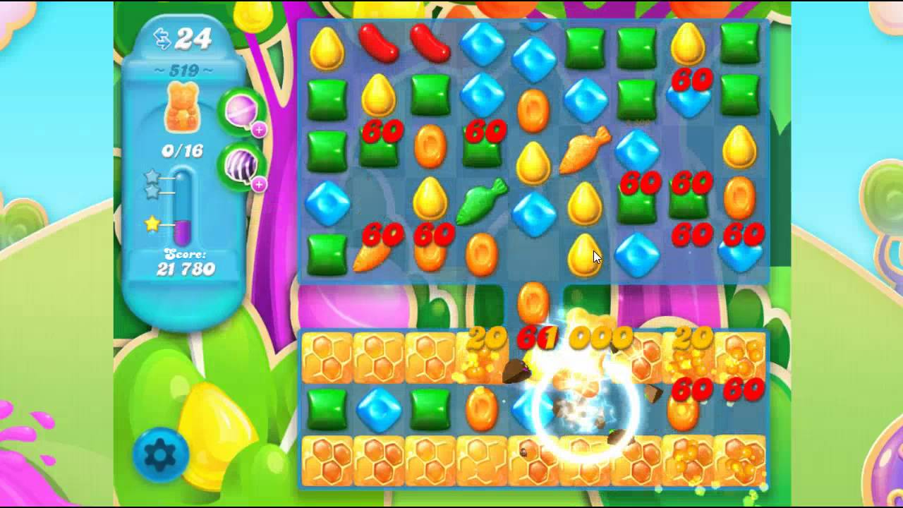 Candy Crush Soda Saga Level 519 No Boosters - YouTube Candy Crush Soda Saga Level 519 No Boosters - Youtube