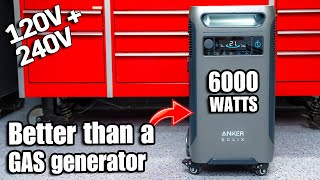 Better than GAS Generator? First 240V Battery Backup - Anker SOLIX F3800