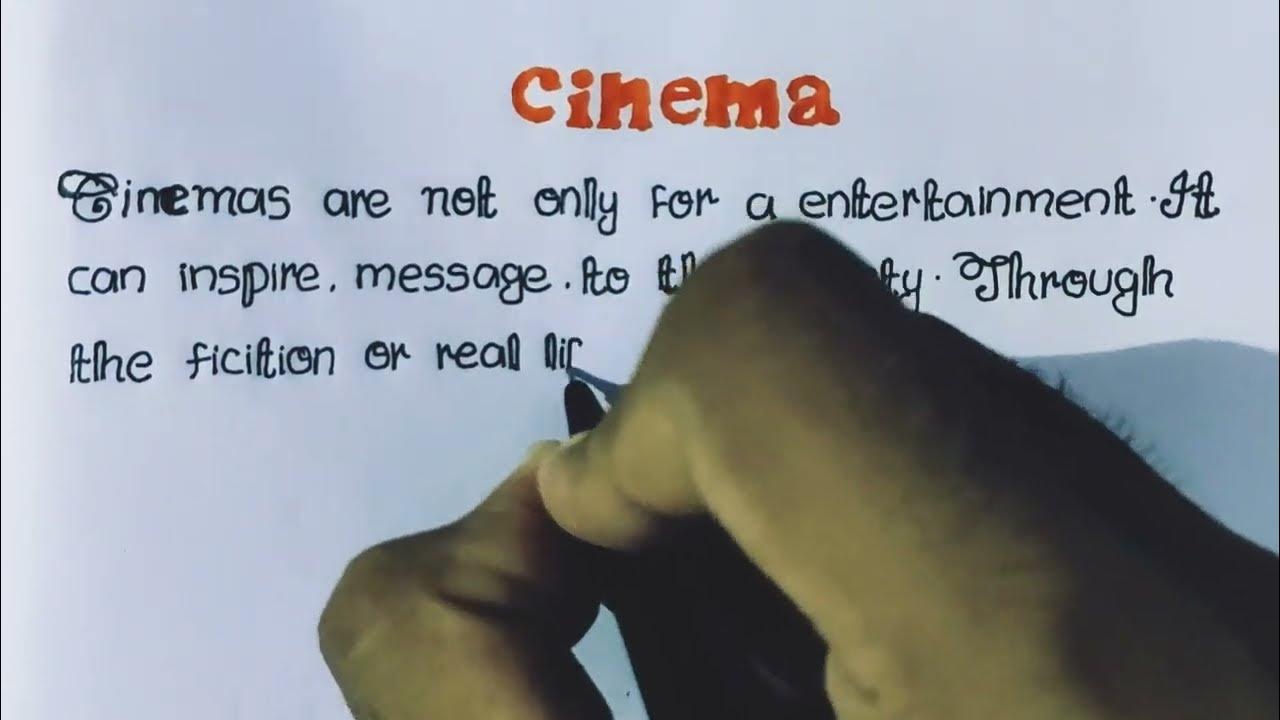 cinema essay in english short