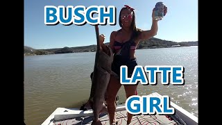 Fishing with Busch Latte Girl!!