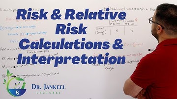 Risk & Relative Risk Calculations & Interpretation Simply Explained (Statistic)