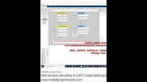 Soft decision decoding of LDPC Codes belief propogation algorithm - matlab