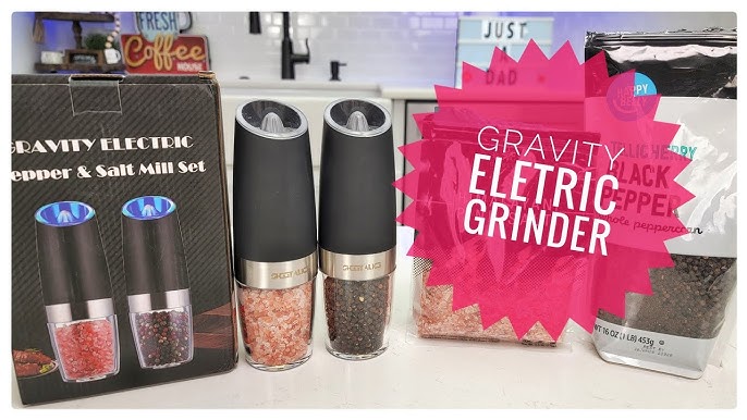 Gravity Electric Pepper Grinder Salt Or Pepper Grinder And - Temu