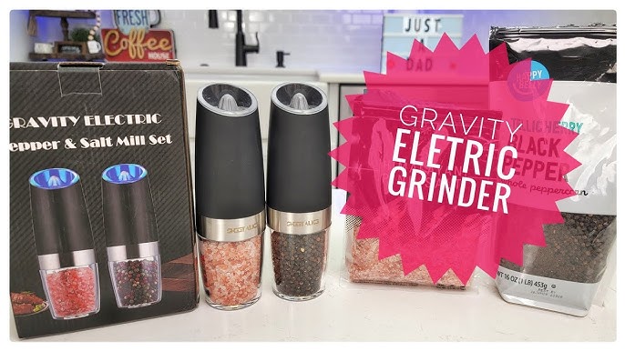 Review 1 - Gravity Electric Salt and Pepper Grinder Set - Lynker