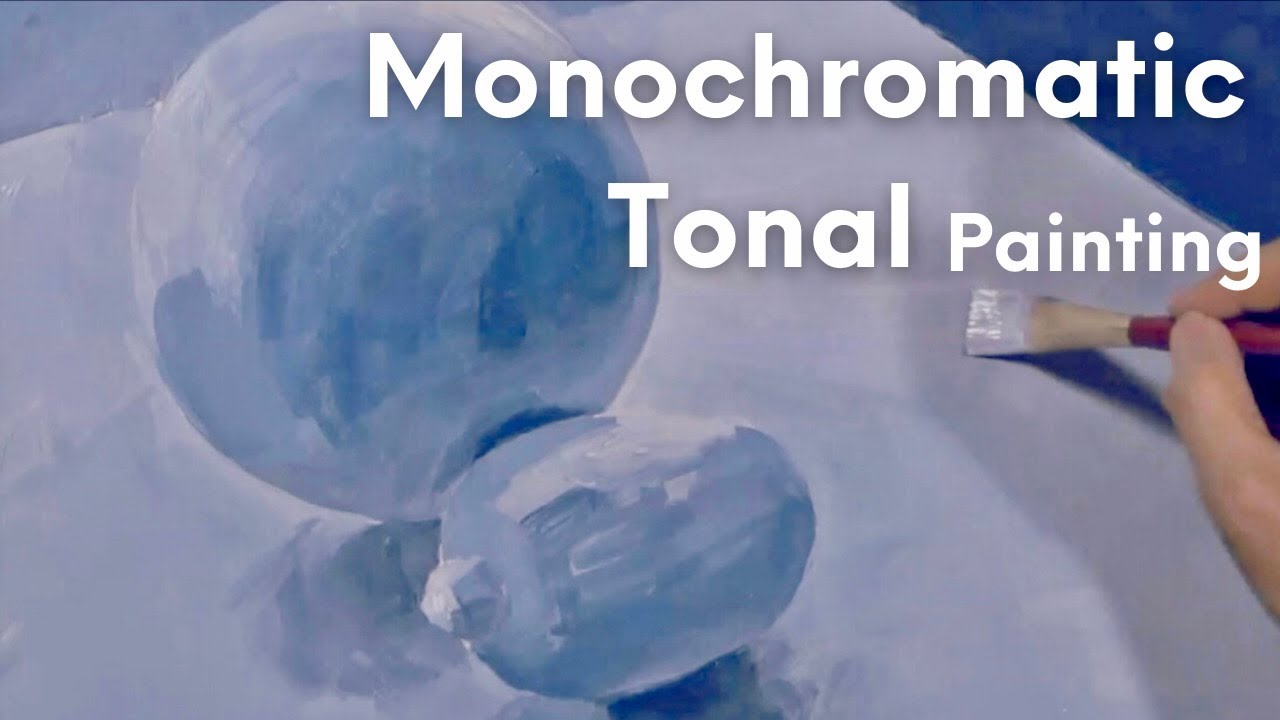 Follow Along: Monochromatic Tonal Painting with One Hue + Neutral Grays