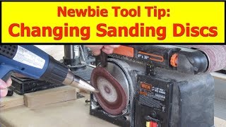 Newbie Tool Tip: Replacing a Sanding Disc