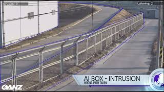 Learn how AI works to detect Loitering and Intrusion with the Ganz AI BOX