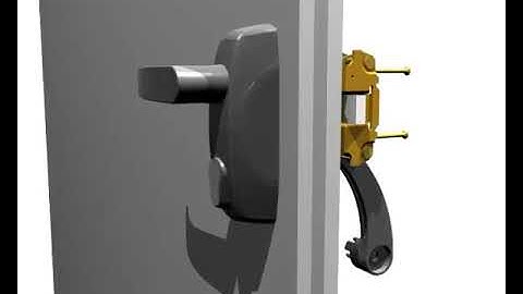 Panic Exit Device Cross Bar Installation Guide Espanish