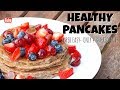 SUPER EASY HEALTHY PANCAKES: ONLY 4 INGREDIENTS!