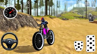 Offroad Dirt Motocross Mud Racing | Motorcycle Motorbikes Stunts On Forest Offroad Outlaws 