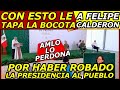 AMLO le Cierra la B0C0TA a BOROLAS "Ya perdoné a Calderón por robarnos la Presidencia: AMLO"