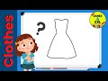 Clothes vocabulary for esl students  fun guessing game for kids