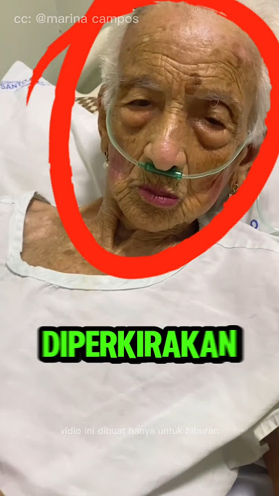 Lihat nenek ini dandan biar keliatan cantik
