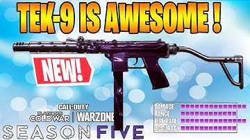 Warzone Season 5 TEC 9 Best Class Setup Loadout   vs MP5 Mac10 TEC9 Rebirth