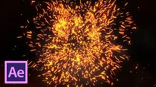 Взрыв огня с искрами и дымом в After Effects с Trapcode Particular (Explosion, Fire, Smoke)