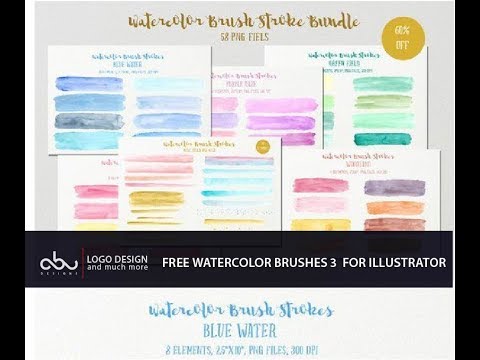 free watercolor brushes illustrator