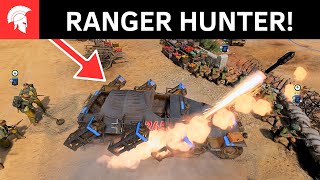 Company of Heroes 3 | RANGER HUNTER! | Afrikakorps Gameplay | 4vs4 Multiplayer | No Commentary