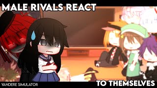 ✎ᝰ┆M4le riv4ls react t0 themselves🔥|| Gacha Club Yandere Simulator reaction