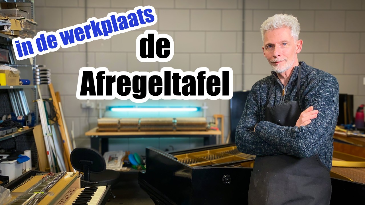 De afregeltafel in de werkplaats