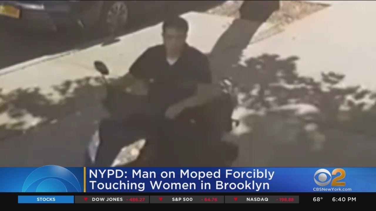 NYPD: Man on moped wanted for forcibly touching women in Brooklyn - YouTube