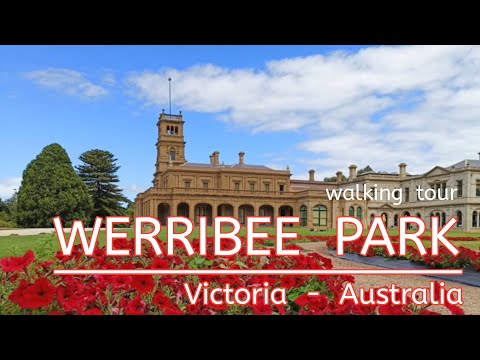 MELBOURNE :  Werribee Park - Werribee Park Mansion - Walking Tour - Australia - Autumn 2023