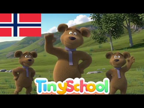 Form sang med bjørn | Lær trekanter, sirkler og rektangler for barn | TinySchool