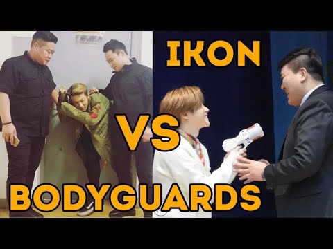 iKON bodyguard is the most stressful job in the entire k-pop industry | 아이콘 대 보디가드