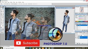How To Make Double Role Photo Or Image In Photoshop 7.0 In Urdu /Remove Background/Muzi Technical