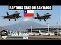 F-22 Tandem Approach in VR | Santiago, Chile | Microsoft Flight Simulator 2024 | Pimax Crystal Light
