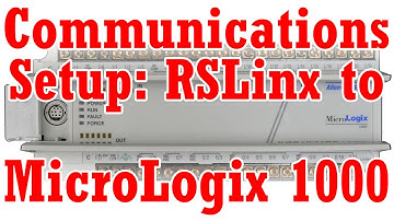 A-B MicroLogix 1000 Communications Setup & Download