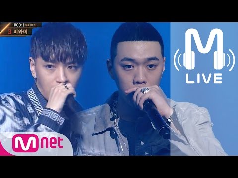 [쇼미더머니5 LIVE] 비와이, 사이먼도미닉 (+) 쌈박자 @ FINAL 1라운드 160715 EP.10