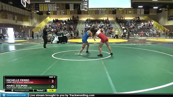 138 Lbs Round 3 - Michelle Fierro, Chino High Scho...