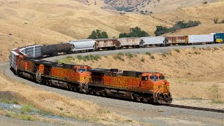 A Busy Friday On Tehachapi Pass! ~ Extreme Mountain Railroading!