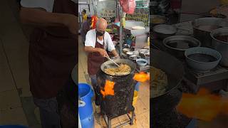 Great Grandpa Wok Skills! Popular Black Noodles #Shorts