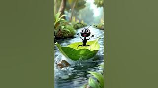 Ant adventuring water 🌊🌊💦 #adventure #catoon
