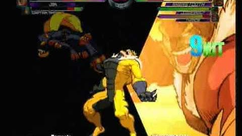 MvC2: Sabretooth/Juggernaut/Thanos 100% combo