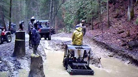 Rhino Stuck in mud, Wagon Wheel  WV-1