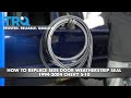 How to Replace Side Door Weatherstrip Seal 1994-2004 Chevy S-10